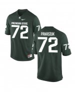 Men's Michigan State Spartans NCAA #72 Mike Panasiuk Green Authentic Nike Stitched College Football Jersey PL32E08RE